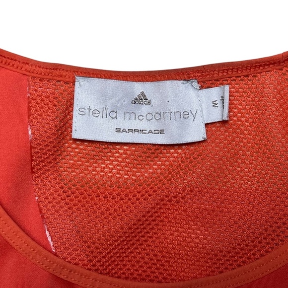 Adidas x Stella McCartney Red Pink Racerback Stretchy Performance Tank Size M - Picture 6 of 9
